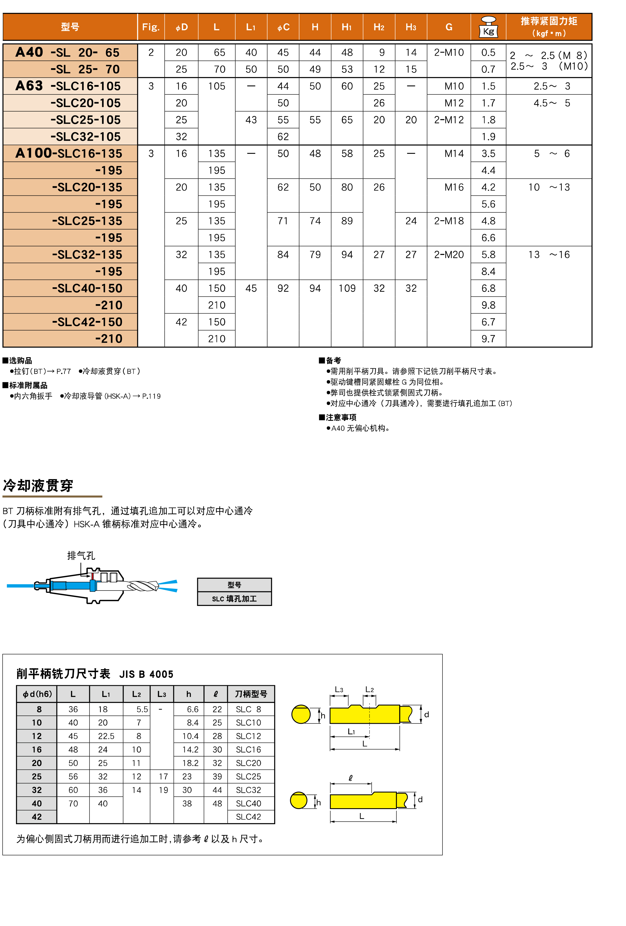 偏心側(cè)固式刀柄SLC